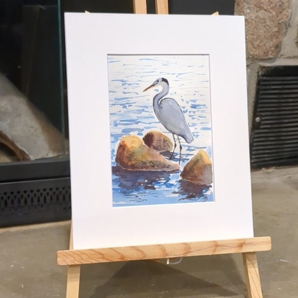 🎨Matted Art Print of Original Watercolour Painting - Picture 1 of 3
